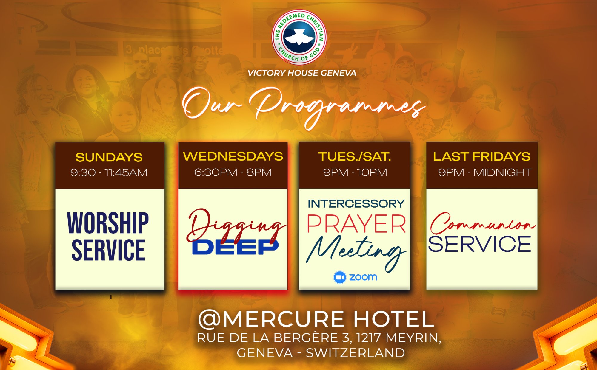 Our Programmes — Victory House Geneva