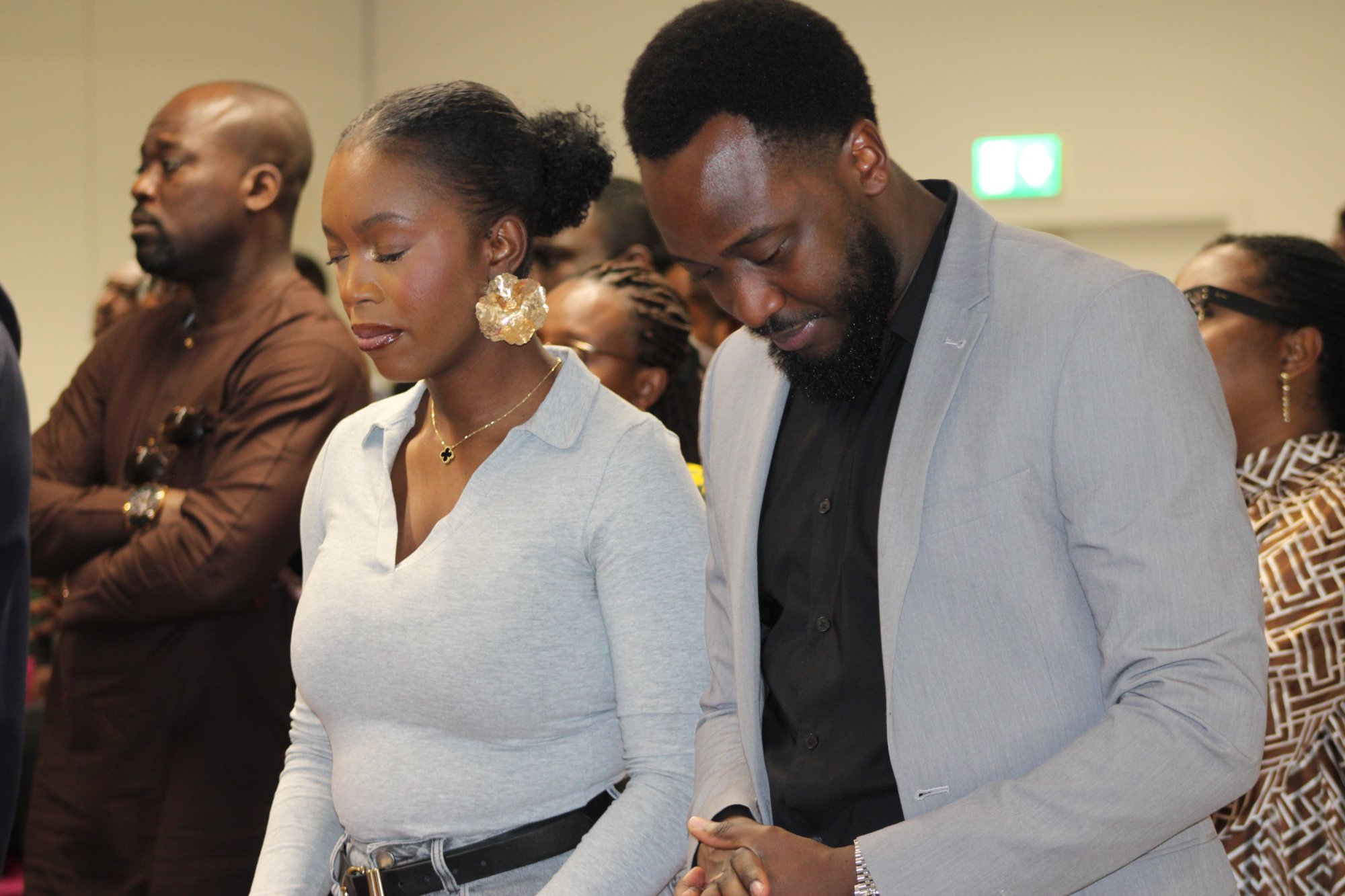 Couple praying